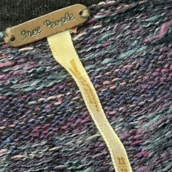 Free People Technicolor Cardigan Sweater Jacket - Picture 4 of 5